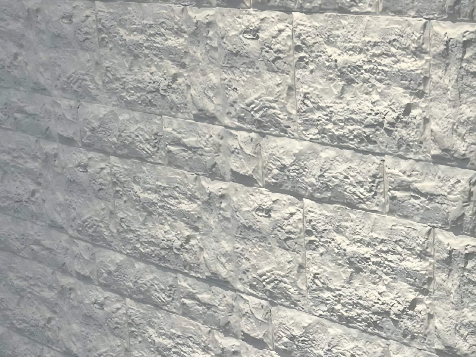 Después: Pared con revoque dañado